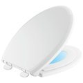 Delta Sanborne: Elongated Slow-Close / Quick-Release Nightlight Family Seat 833902-N-WH